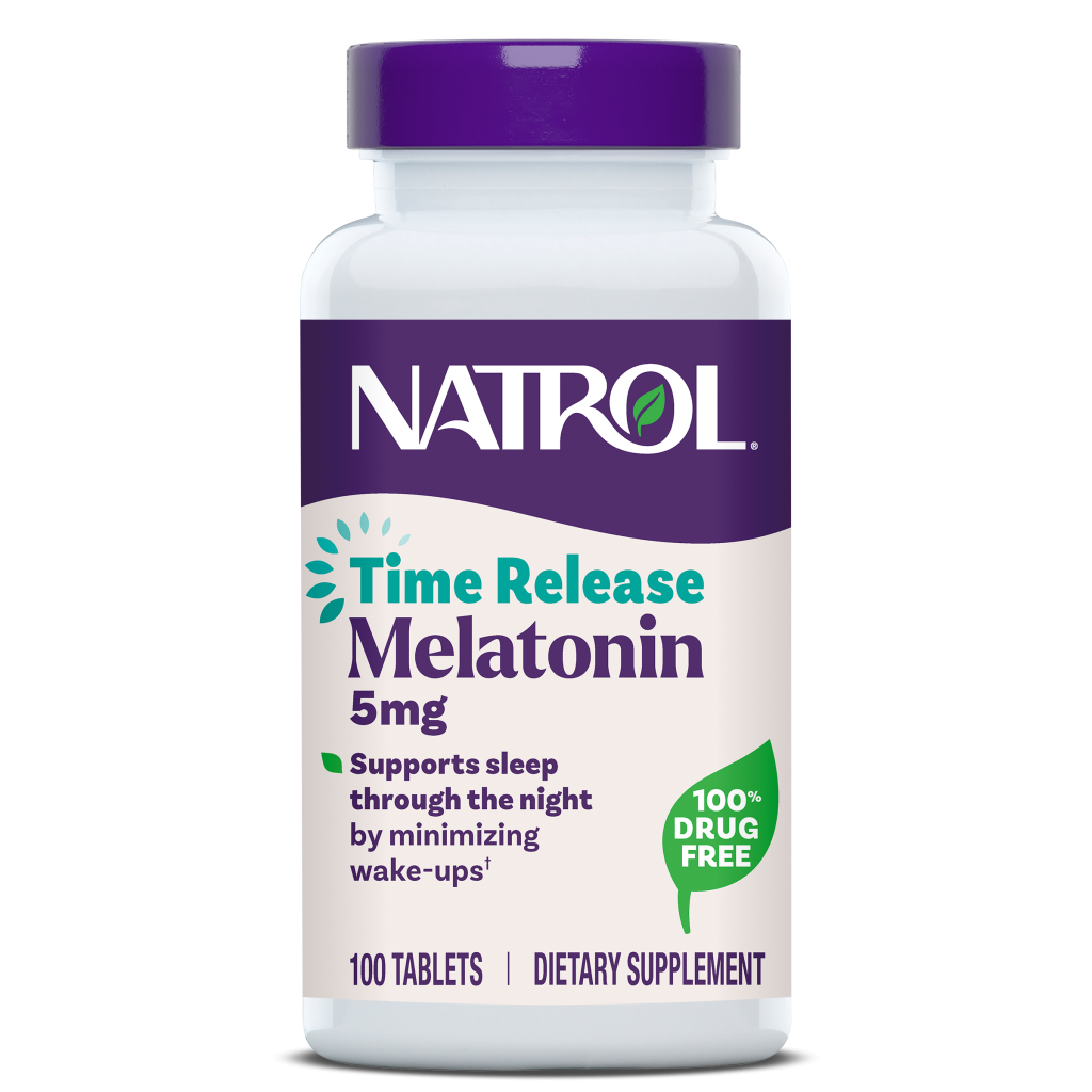 Natrol Time Release Melatonin Tablets, 5mg — 100 Tablets