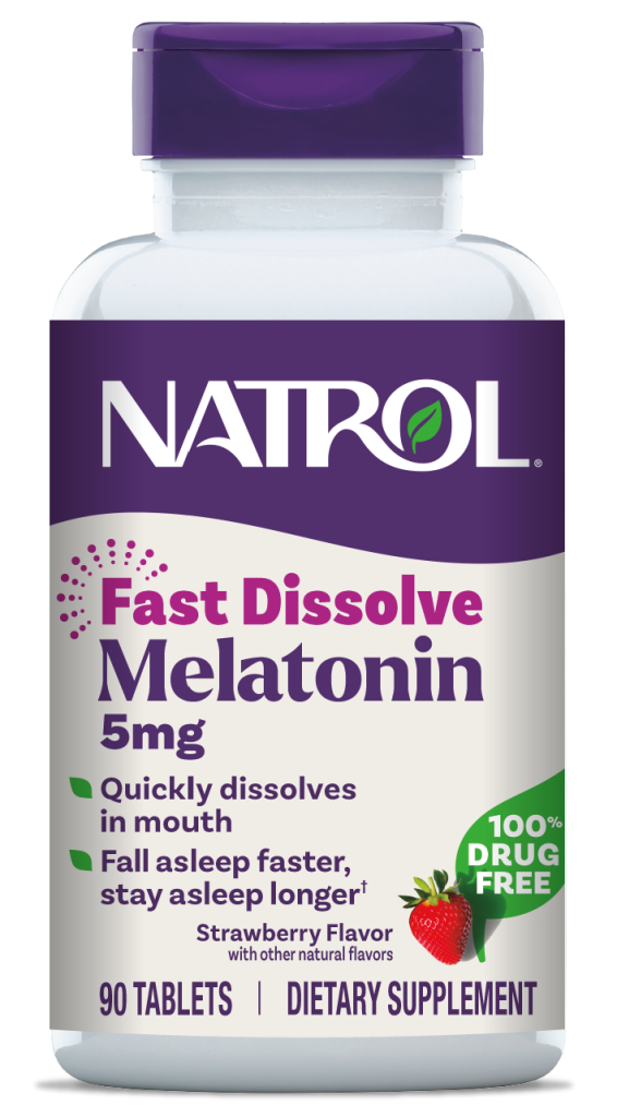 Natrol Fast Dissolve Melatonin Tablets, 5mg — 90 Tablets