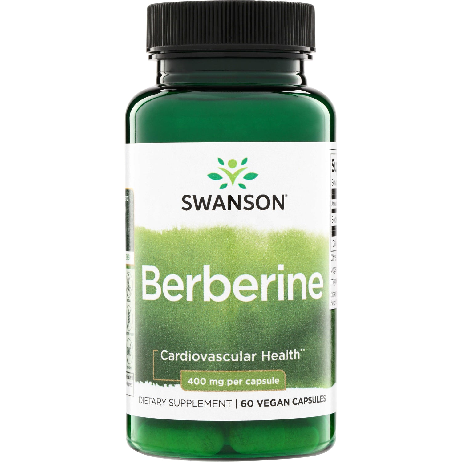 Swanson Berberine 400 mg — 60 Vegan Capsules