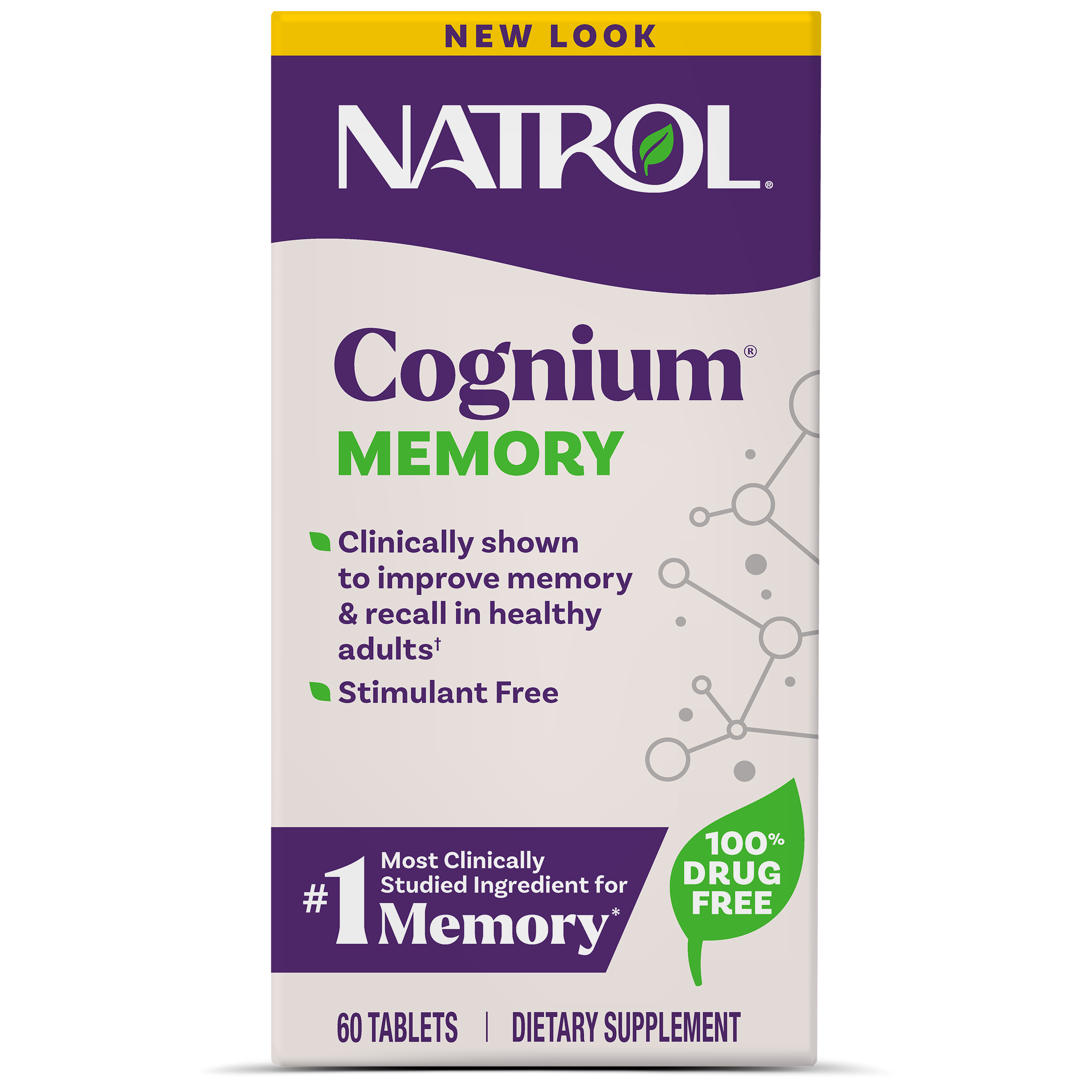 Natrol Cognium Memory Tablets — 60 Tablets