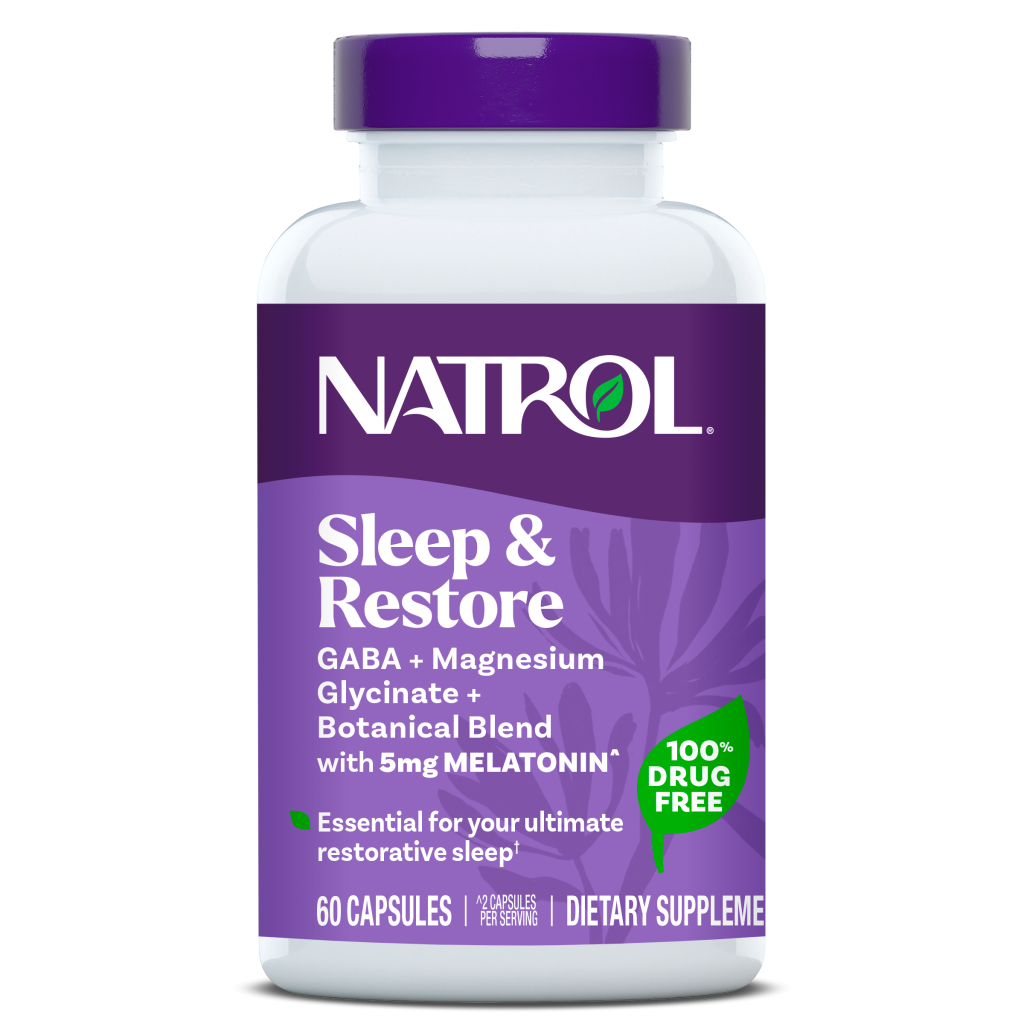 Natrol Sleep & Restore Capsules — 60 Capsules