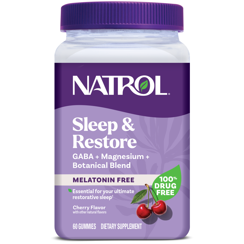 Natrol Sleep & Restore Melatonin Free Gummies — 60 Gummies