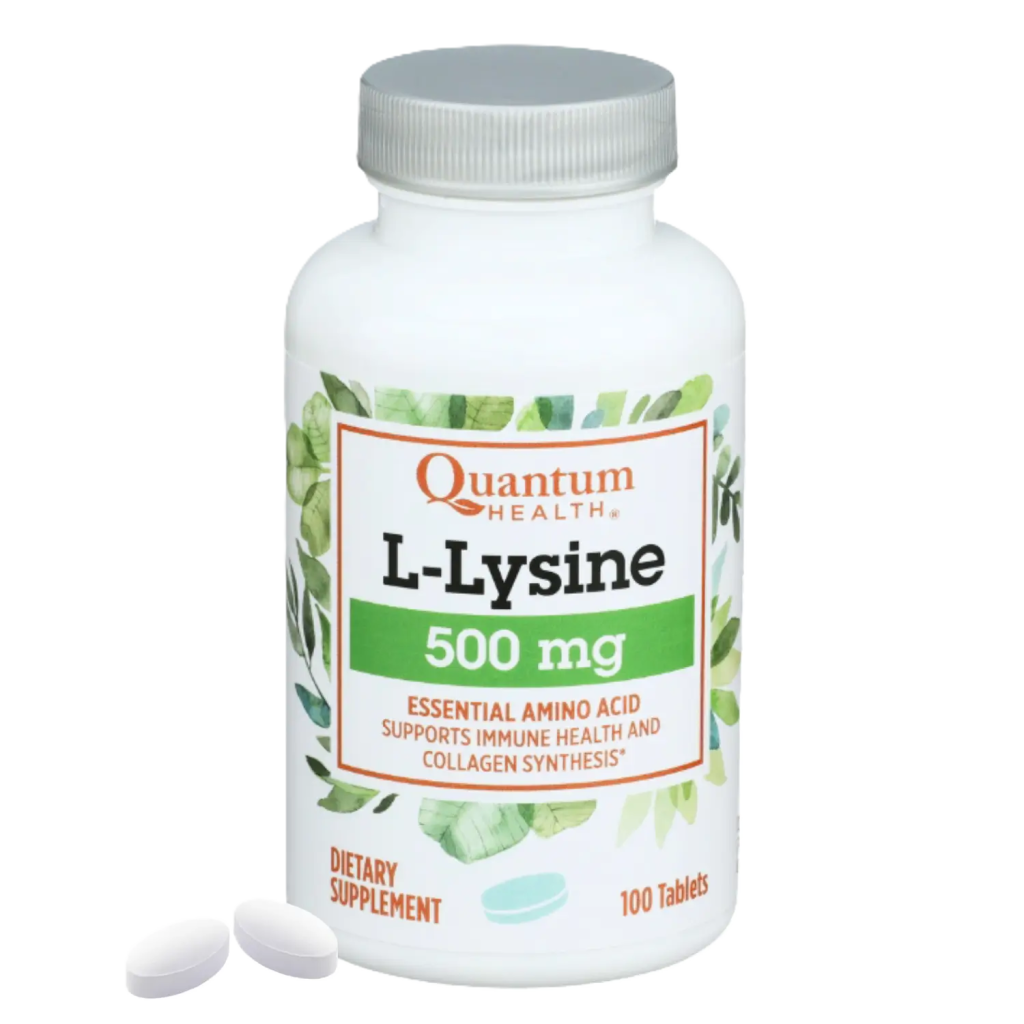 Quantum Health L-Lysine 500 mg Tablets — 100 Tablets